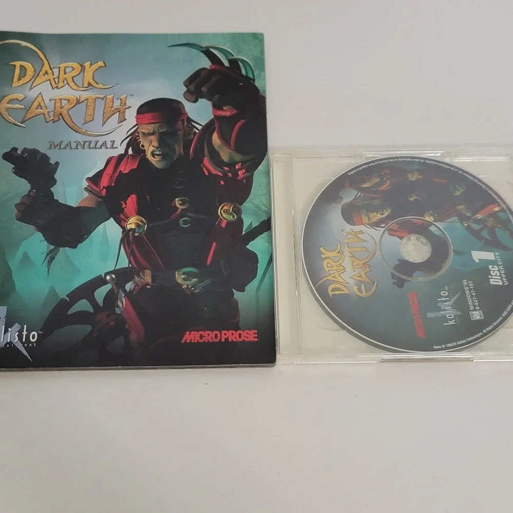 Dark‎ Earth | PC Game | No Box | Includes Manual | Kalisto Interactive READ